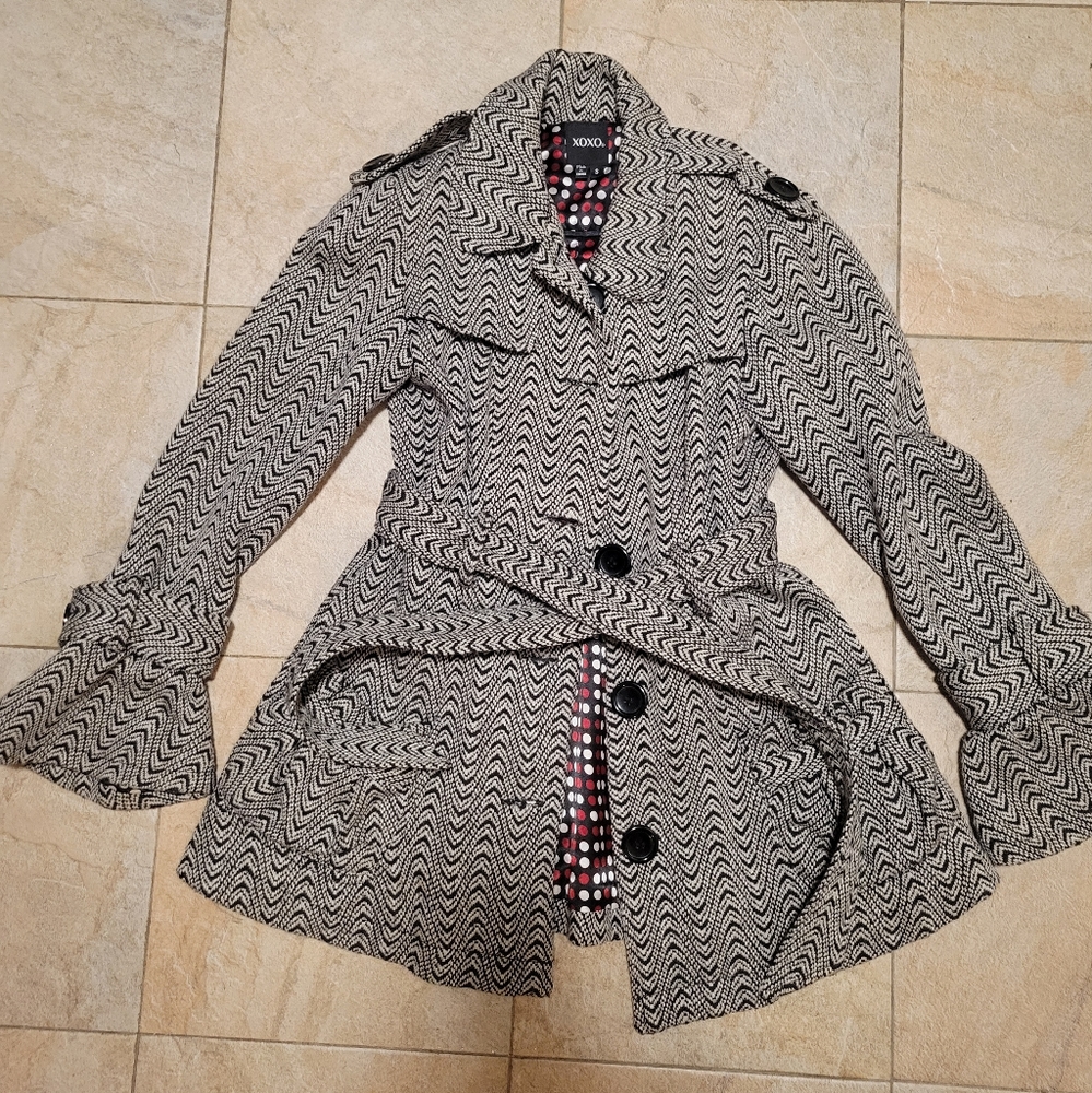 Grey Peacoat